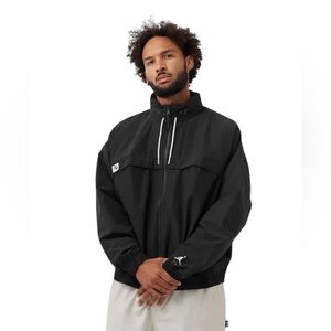 Jordan Mens Jump Man Windbreaker Jacket Medium‎ Black Y2K Loose Fit Streetwear